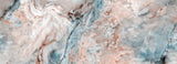 Tapet personalizat marble in nuante de cuart roz pal si albastru pale quartz