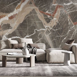 Tapet personalizat marble in nuante pamantii de argila si granit clay granit