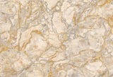 Tapet personalizat marble in nuante bej aurii alaska gold