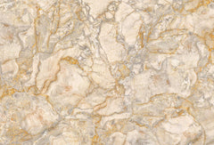 Tapet personalizat marble in nuante bej aurii alaska gold