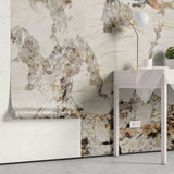 Tapet personalizat marble in nuante de granit blanc du blanc blanc du blanc