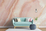 Tapet personalizat marble cu marmura/piatra semipretioasa in nuante calde de roz deschis light peach