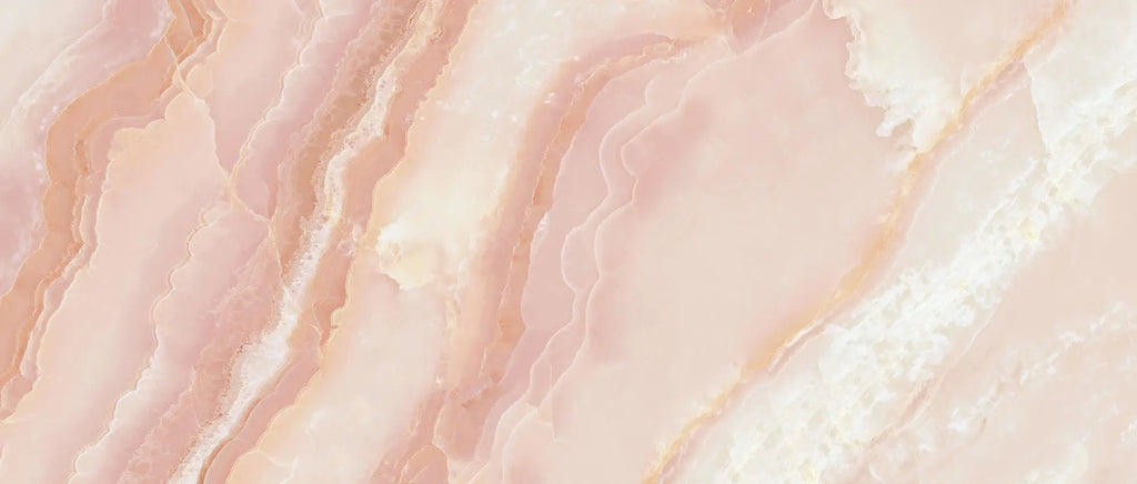 Tapet personalizat marble cu marmura/piatra semipretioasa in nuante calde de roz deschis light peach