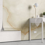 Tapet personalizat marble in nuante fine de bej si alb sidefat de marmura cuart finesse