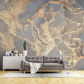 Tapet personalizat marble cu o textura de piatra cu tonuri de alb si gri deschis si accente de sclipiri ice glitter