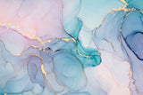 Tapet personalizat marble cu o textura de marmura in nuante vibrante de turcoaz aducand prospetime si energie spatiului vivid turquoise