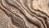 Tapet personalizat marble cu un model de piatra semipretioasa de agat in tonuri pamantii de maro si bej creand o atmosfera calda si naturala earthy agate