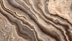 Tapet personalizat marble cu un model de piatra semipretioasa de agat in tonuri pamantii de maro si bej creand o atmosfera calda si naturala earthy agate