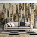 Tapet personalizat marble cu o marmura texturata in tonuri de gri inchis si alb ce ofera profunzime si un aspect clasic marmorosch