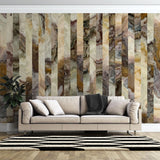 Tapet personalizat marble cu o marmura texturata in tonuri de gri inchis si alb ce ofera profunzime si un aspect clasic marmorosch