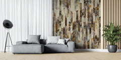 Tapet personalizat marble cu o marmura texturata in tonuri de gri inchis si alb ce ofera profunzime si un aspect clasic marmorosch