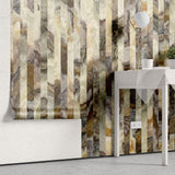 Tapet personalizat marble cu o marmura texturata in tonuri de gri inchis si alb ce ofera profunzime si un aspect clasic marmorosch