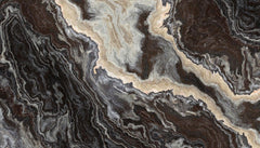 Tapet personalizat marble cu o marmura bogata in nuante de maro inchis si accente de cafeniu creand un decor sofisticat dark chocolate