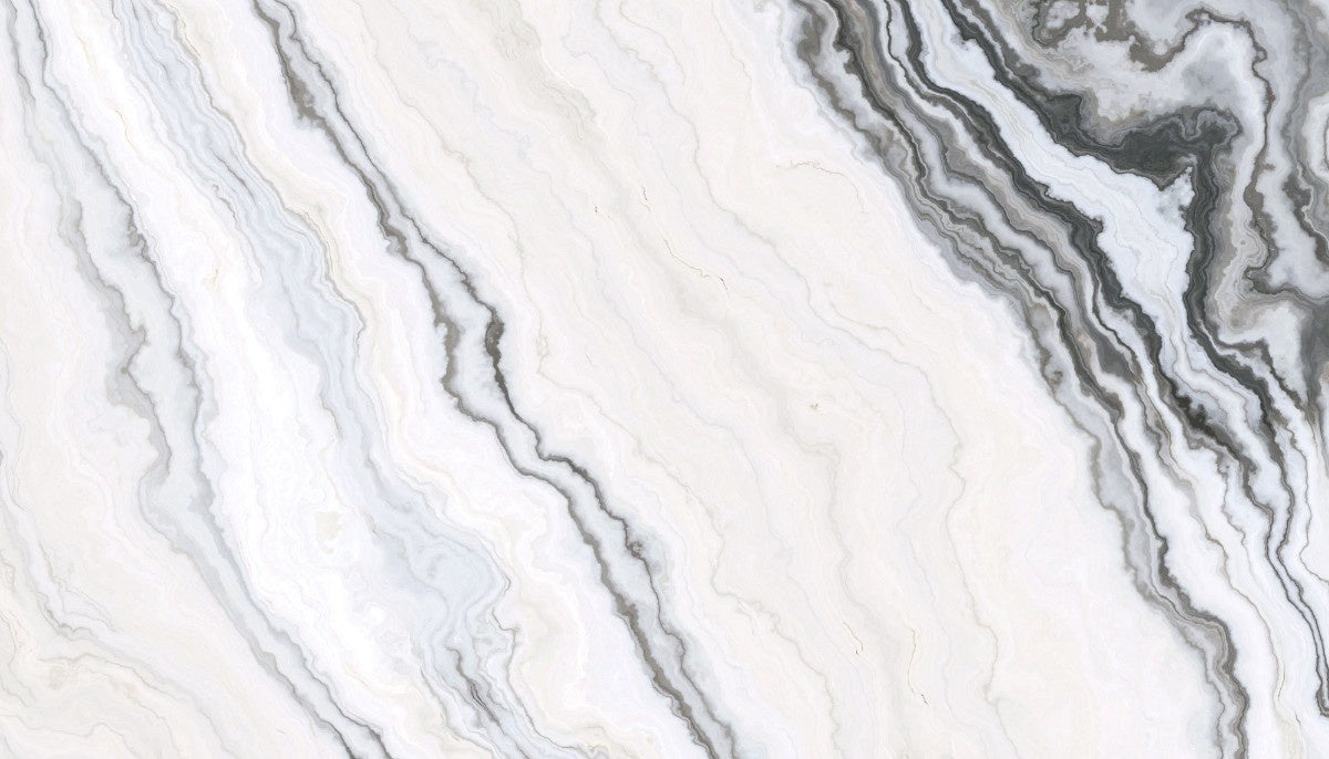 Tapet personalizat marble cu o marmura clasica alba cu subtile insertii gri oferind eleganta si luminozitate atemporala calcareous