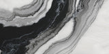 Tapet personalizat marble cu o marmura cu un contrast puternic de alb si negru cu modele indraznete panda