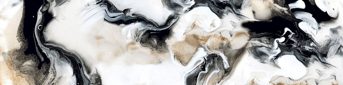 Tapet personalizat marble cu o marmura in nuante de cafea si crem cu modele fluide asemanatoare cernelii ink coffee