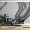 Tapet personalizat marble cu o compozitie abstracta de piatra in diverse tonuri de gri creand un design modern si echilibrat gray composition