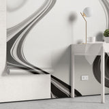 Tapet personalizat marble cu o compozitie abstracta de piatra in diverse tonuri de gri creand un design modern si echilibrat gray composition