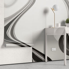 Tapet personalizat marble cu o compozitie abstracta de piatra in diverse tonuri de gri creand un design modern si echilibrat gray composition