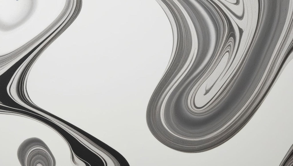 Tapet personalizat marble cu o compozitie abstracta de piatra in diverse tonuri de gri creand un design modern si echilibrat gray composition