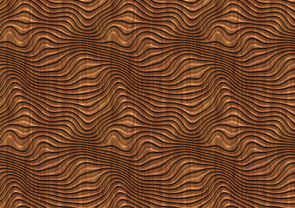 Tapet personalizat - WAVY WOOD