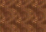 Wavy Wood Personalised Wallpaper
