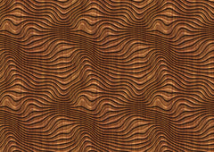 Wavy Wood Personalised Wallpaper