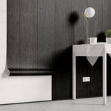 Tapet Personalizat Wood cu textura de lemn negru ars - RUSTIC NOIR