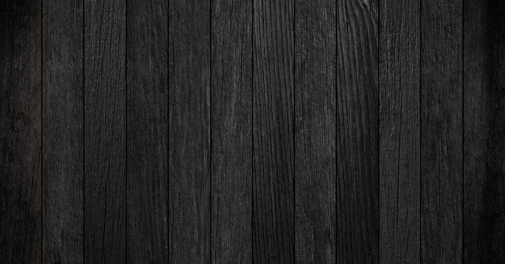 Tapet Personalizat Wood cu textura de lemn negru ars - RUSTIC NOIR