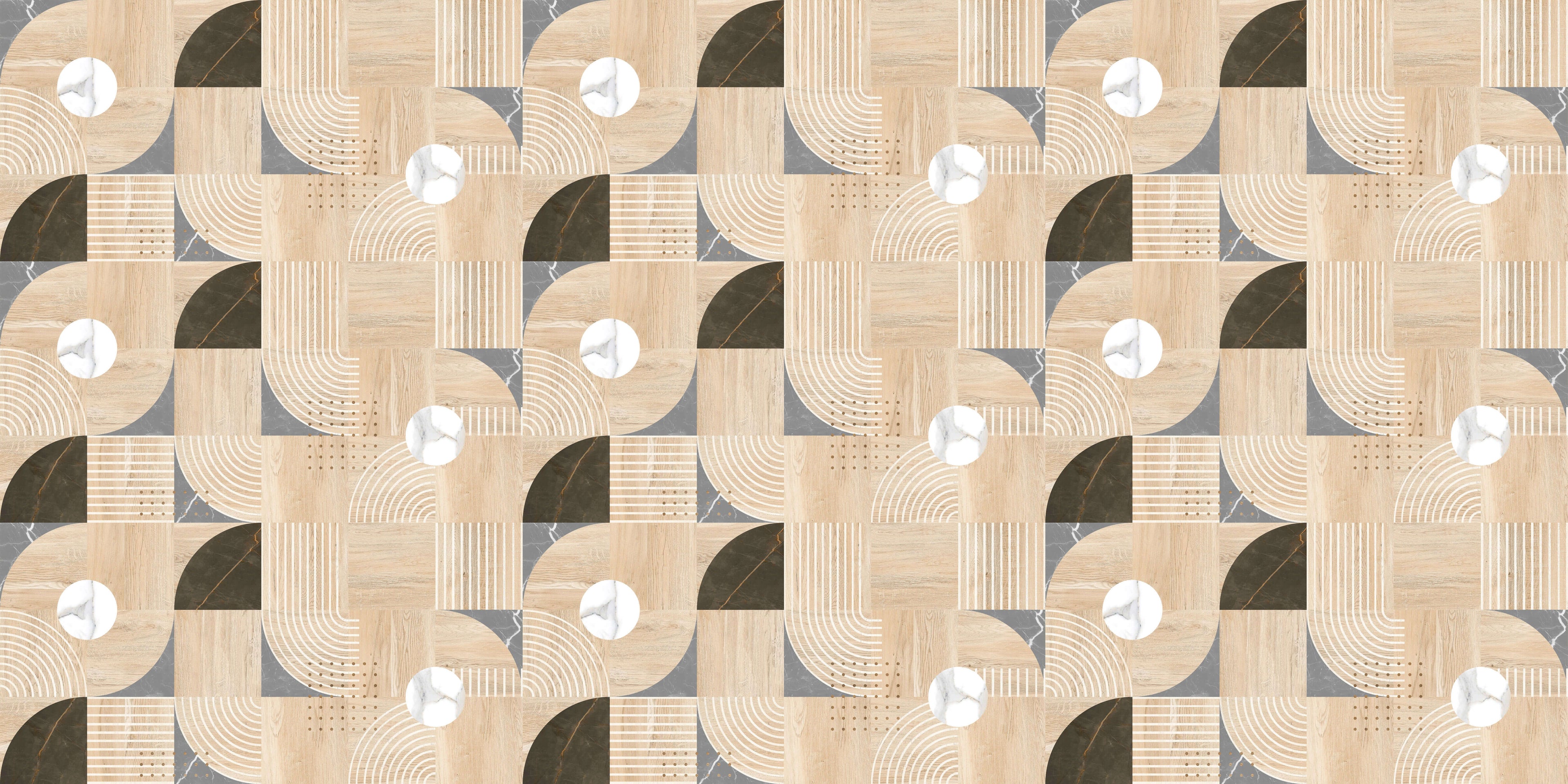Tapet personalizat - BAUHAUS MODERN WOOD