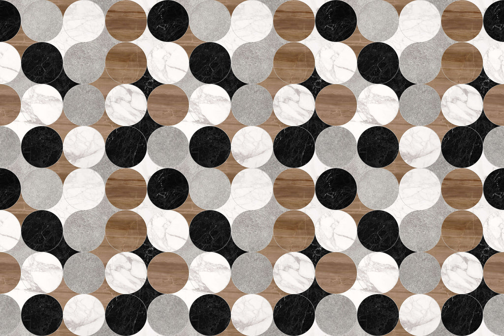 Tapet personalizat - WOOD MARBLE