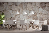 Tapet Personalizat Stone cu piatra naturala de stanca in stil meditarenean - EARTH'S EMBRACE
