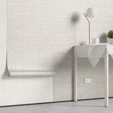 Tapet Personalizat Stone cu material ceramic cu textura textila in nuante de crem - TEXTILE ROCK