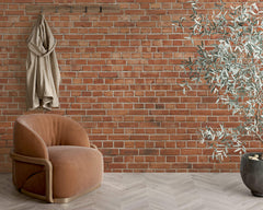 Tapet Personalizat Stone cu perete de caramida rosie - CRIMSON BRICK