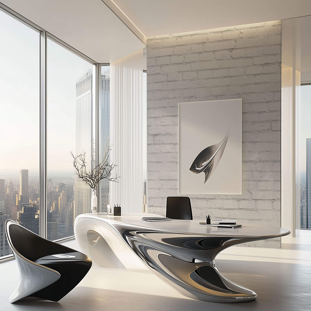 Tapet Personalizat Stone cu perete alb de caramida alba - HIGHLIGHT WHITE BRICK II
