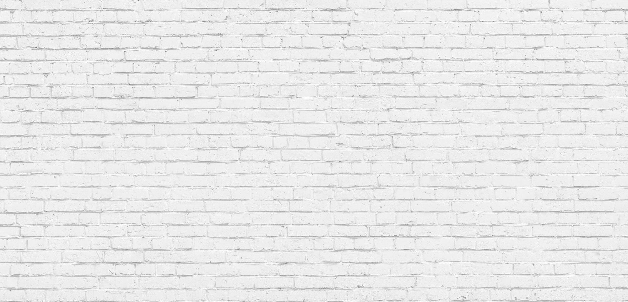 Tapet Personalizat Stone cu perete alb de caramida alba - HIGHLIGHT WHITE BRICK II