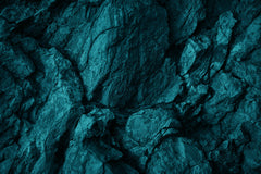 Tapet Personalizat Stone cu perete de stanga turcoaz - DEEP EARTH BLUES