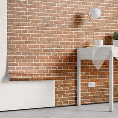 Tapet Personalizat Stone cu petere de caramida - ORANGE BRICK