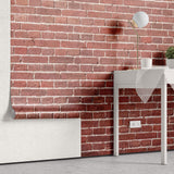 Tapet Personalizat Stone cu caramida rosie - SCARLET RED BRICK