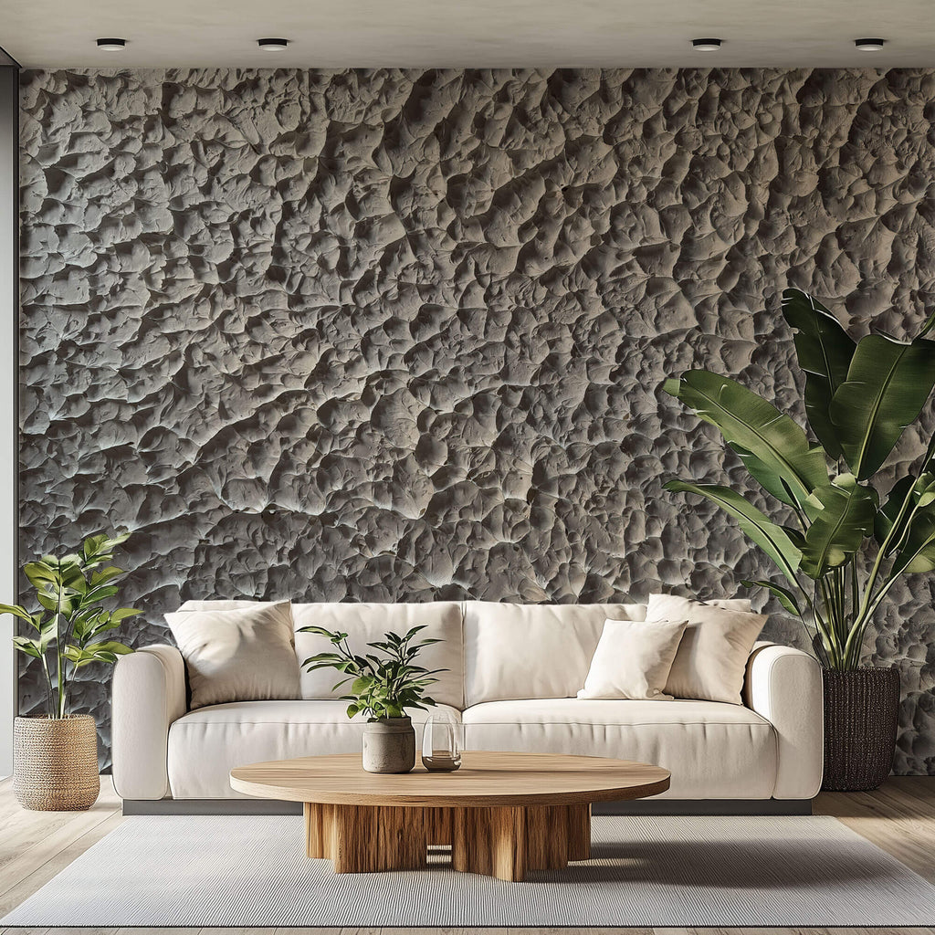 Tapet Personalizat Stone cu vopsea plaster in relief - ROUGH PLASTER
