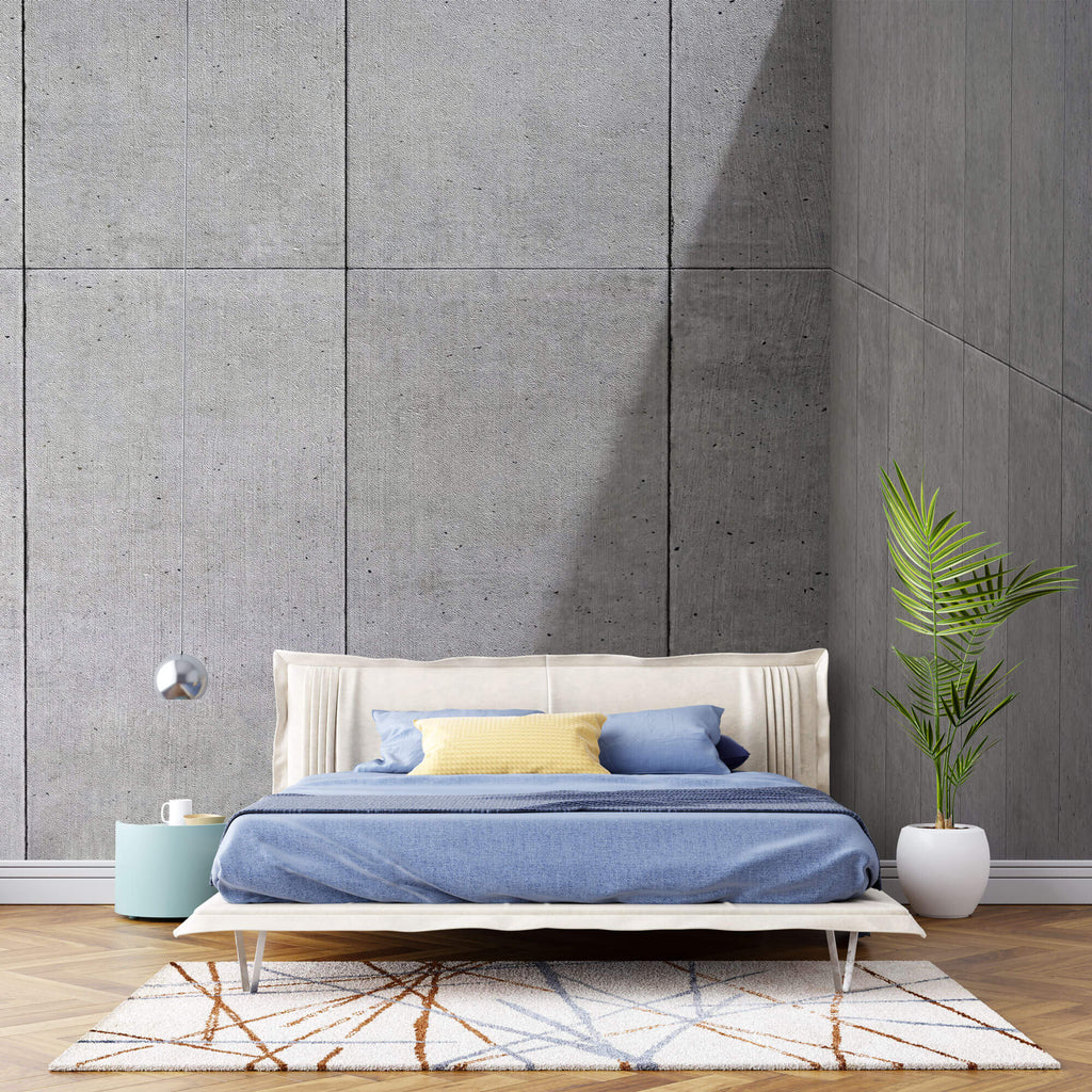 Tapet Personalizat Stone cu placi de ciment cu umbre - INDUSTRIAL CONCRETE PANELS