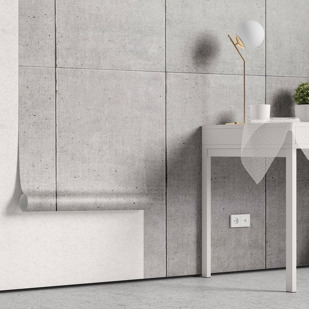 Tapet Personalizat Stone cu placi de ciment cu umbre - INDUSTRIAL CONCRETE PANELS
