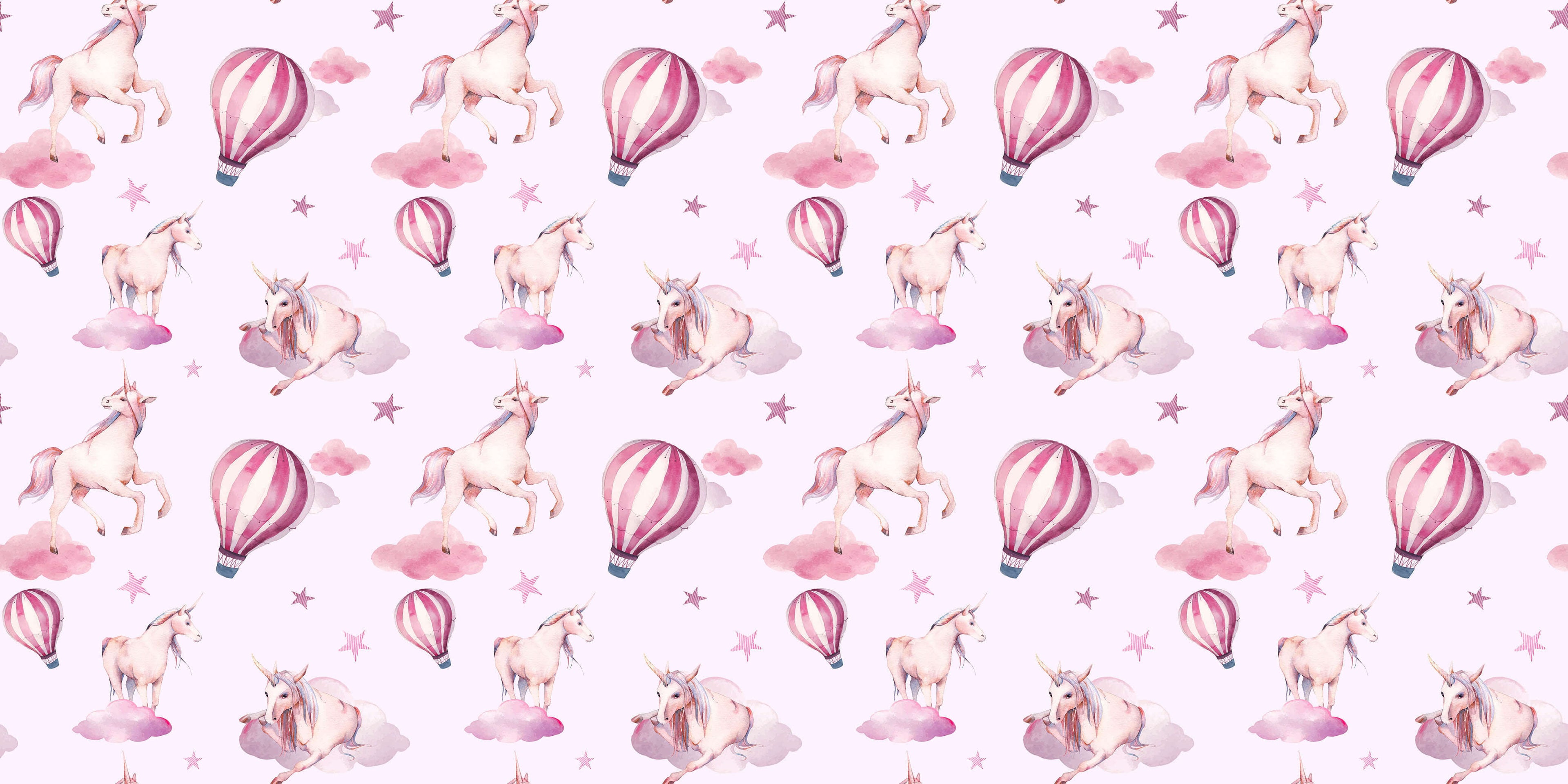 Tapet personalizat - PINK UNICORN