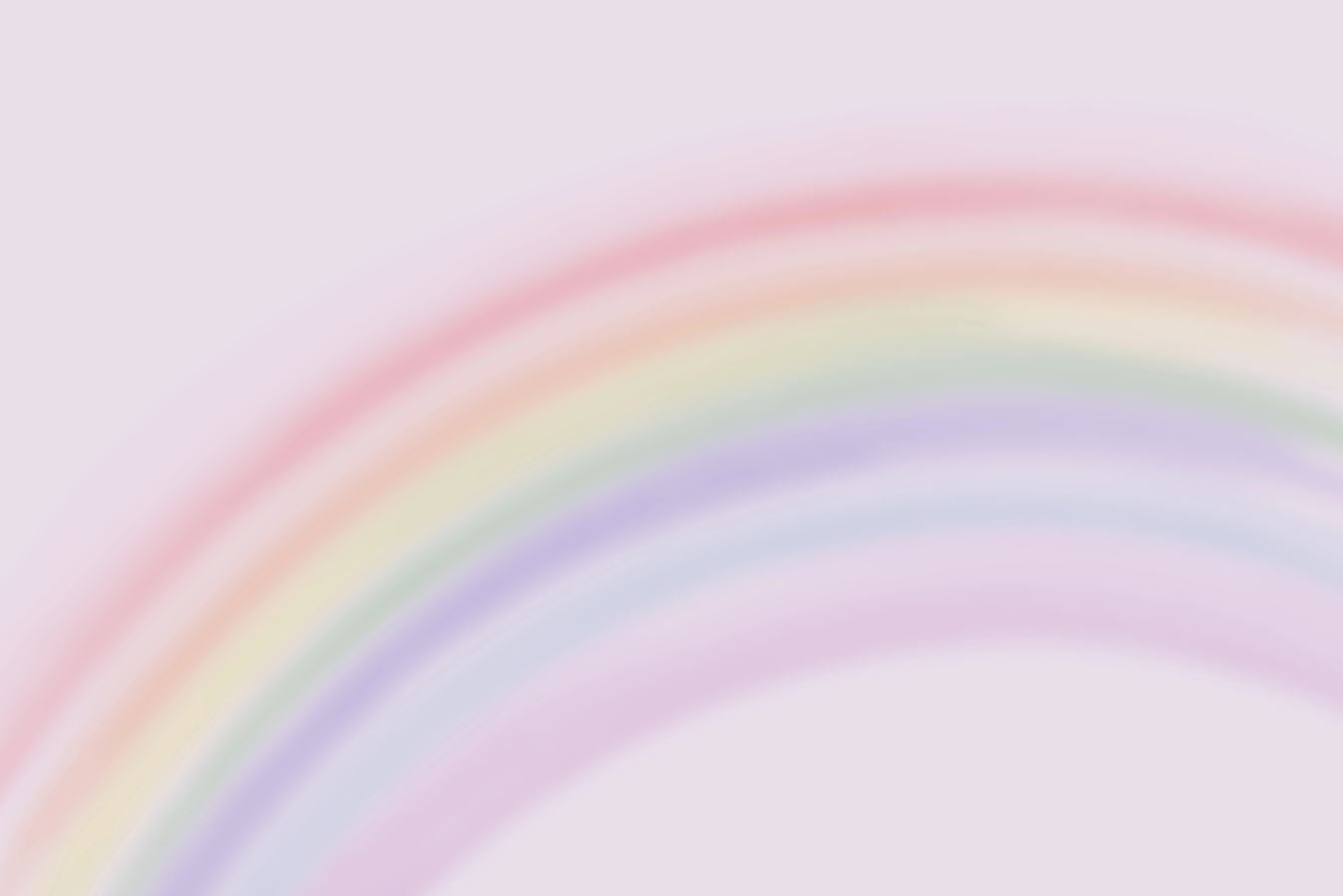 Tapet Personalizat Taramul Printeselor pentru copii cu fundal roz si curcubeu estompat - BLURRY RAINBOW