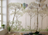 Tapet Personalizat Natura pentru copii cu padure verde si copaci inalti  - HIGH TREES