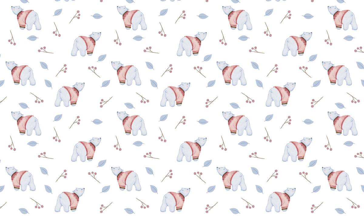 Polar Bear Personalised Wallpaper