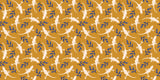 Mustard Lizard Personalised Wallpaper