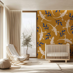Tapet Personalizat Lumea Animalelor cu soparle - MUSTARD LIZARD