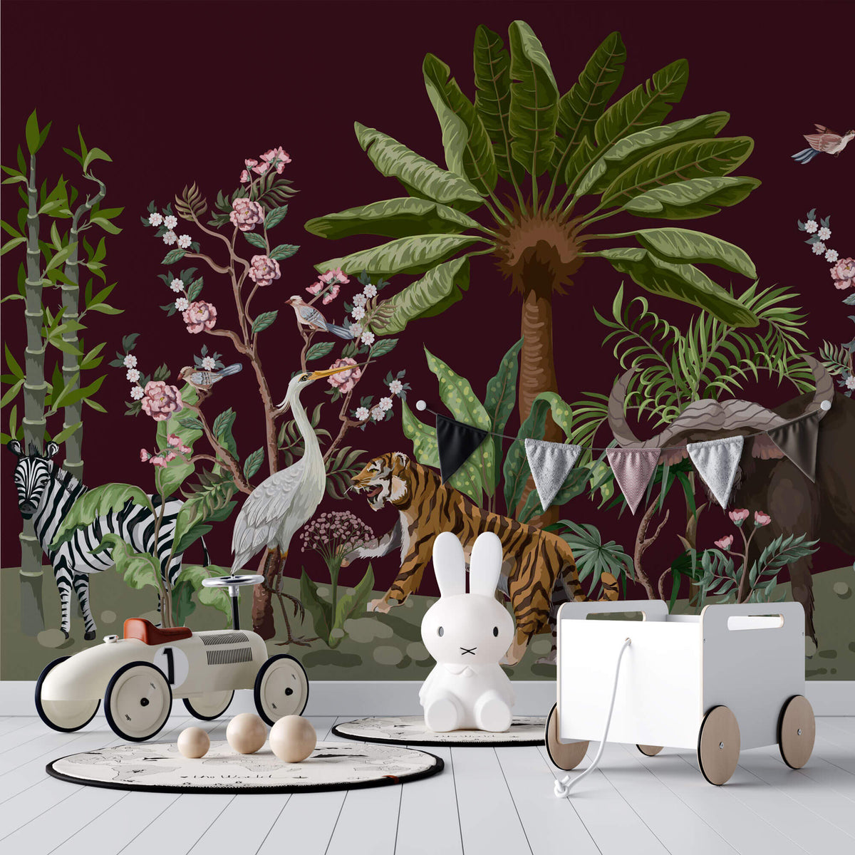 Tapet Personalizat Lumea Animalelor din jungla - VELVET JUNGLE