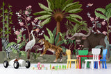 Tapet Personalizat Lumea Animalelor din jungla - VELVET JUNGLE